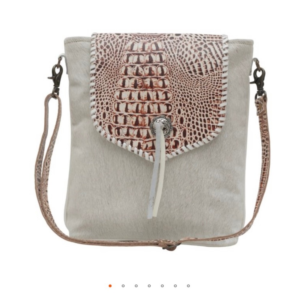 Myra bag hair on bag